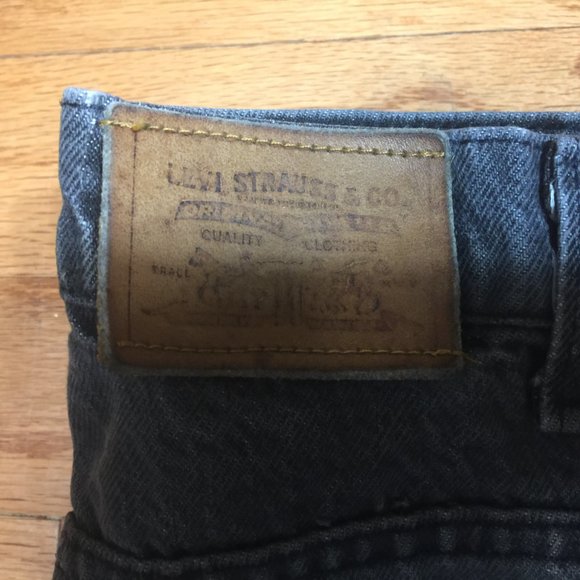 Levi's Two Horse Brand Jeans Black 38 X 31 USA - Picture 2 of 10